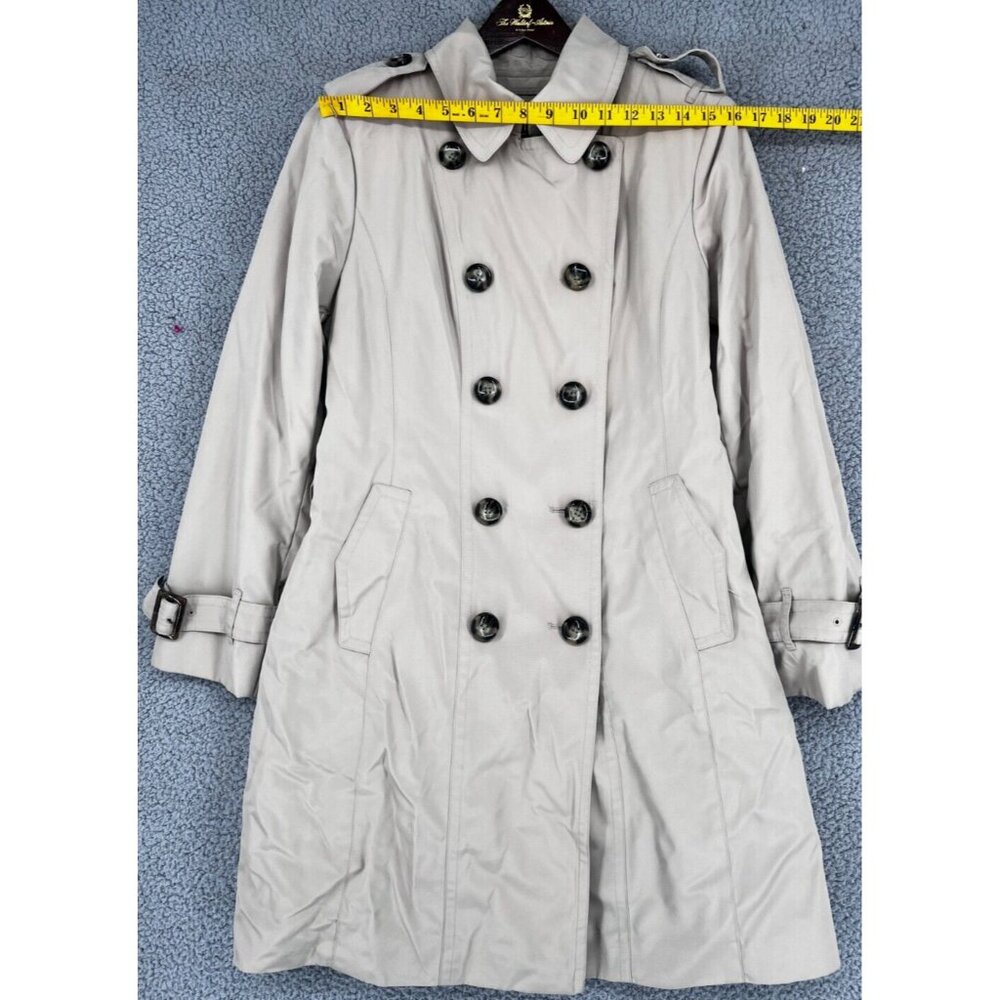 London Fog Women's Khaki Trench with Plaid Insulator Insert Coat Size PL